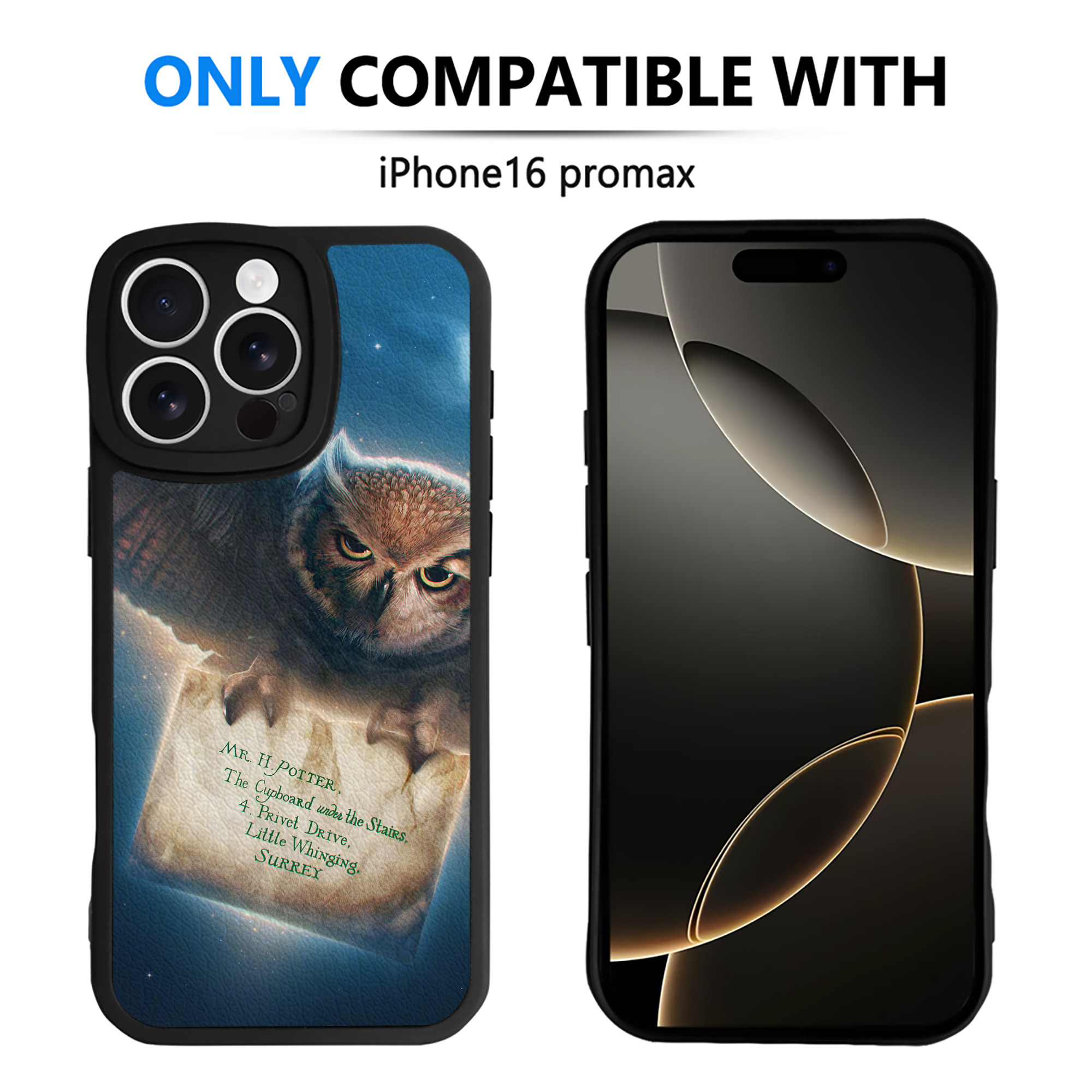 （画像用） Harry Potter ハリー・ポッターシリーズ 【iPhone 16シリーズ対応】シリコンスマホケース（レザー調） 材質：シリコン
